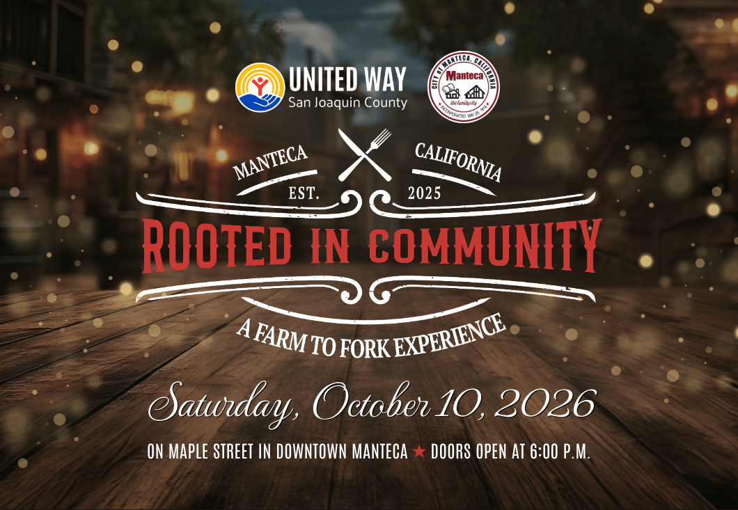 Rooted in Community Saturday, October 10, 2026 on Maple Street in Manteca